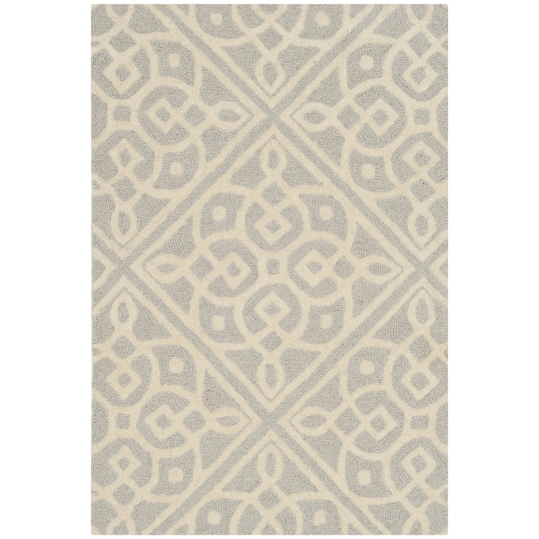 SAFAVIEH Cambridge CAM731G Light Grey / Ivory Rug Image 8