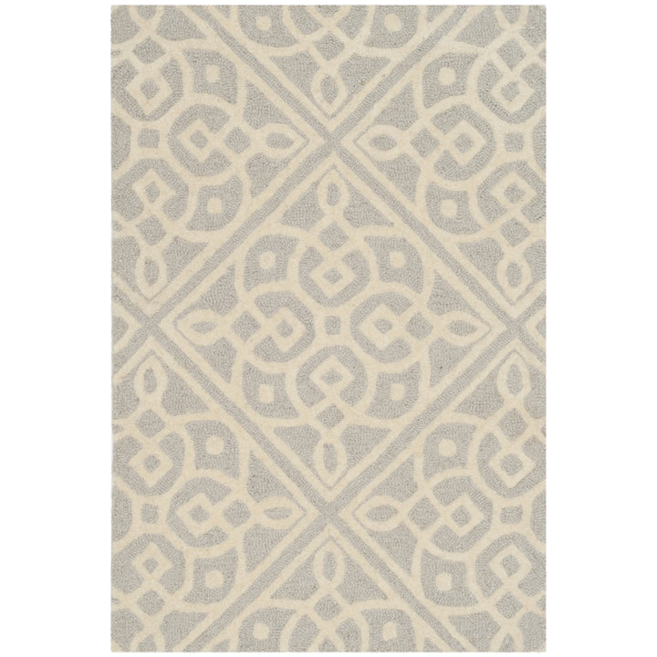 SAFAVIEH Cambridge CAM731G Light Grey / Ivory Rug Image 8