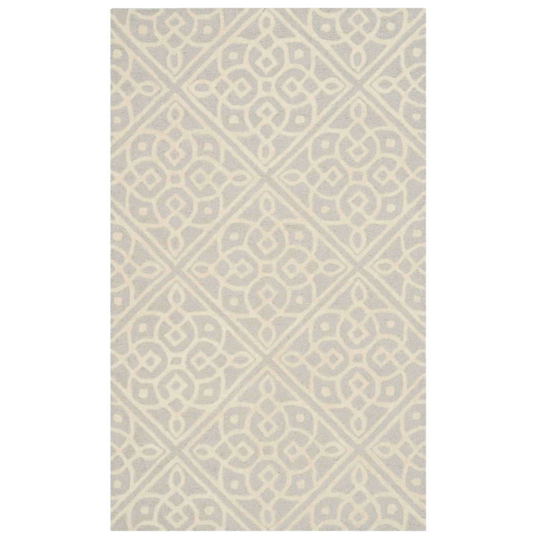 SAFAVIEH Cambridge CAM731G Light Grey / Ivory Rug Image 9