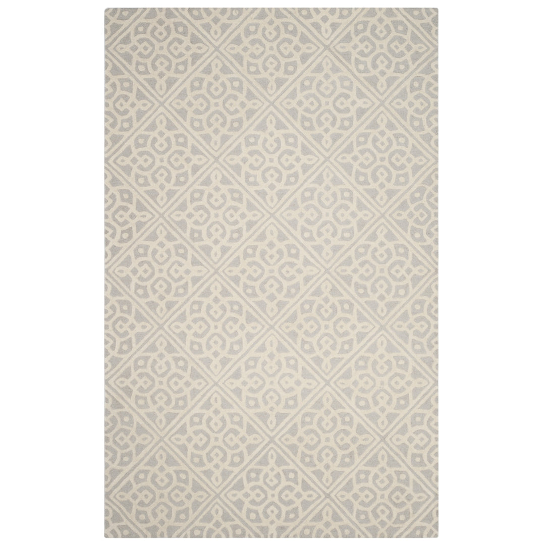 SAFAVIEH Cambridge CAM731G Light Grey / Ivory Rug Image 10