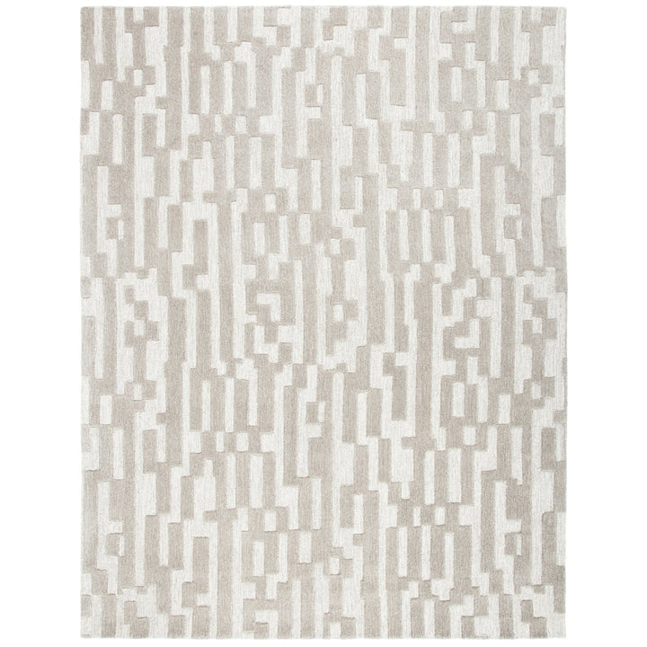 SAFAVIEH Cambridge CAM734B Handmade Beige / Grey Rug Image 1