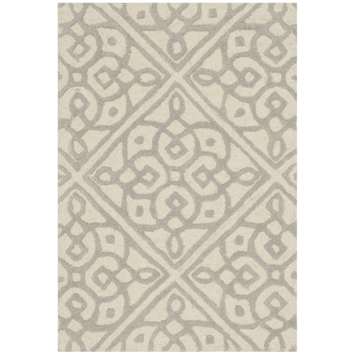 SAFAVIEH Cambridge CAM731Q Handmade Ivory / Grey Rug Image 8