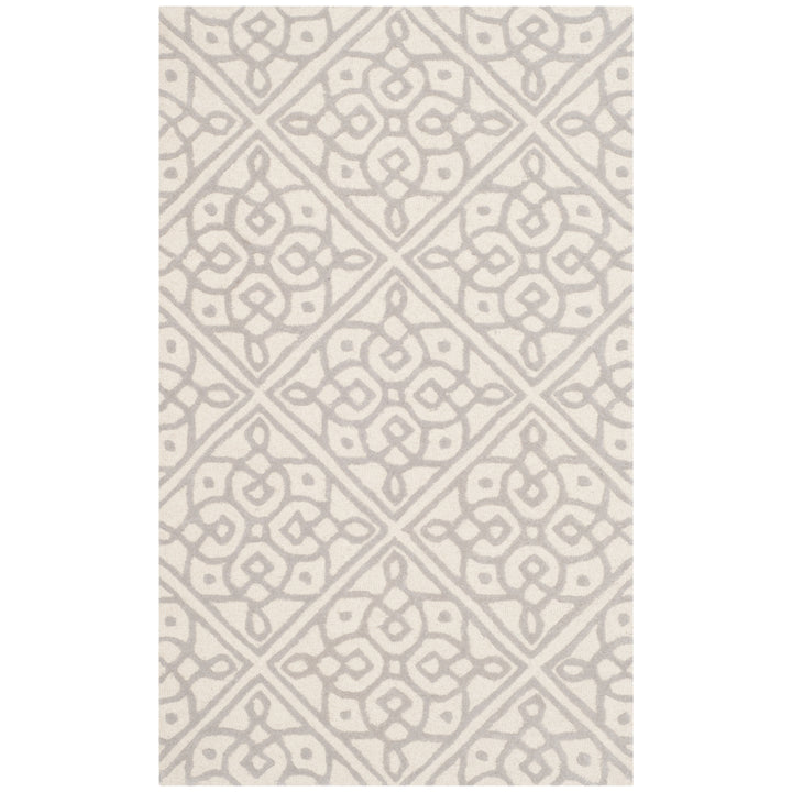 SAFAVIEH Cambridge CAM731Q Handmade Ivory / Grey Rug Image 9