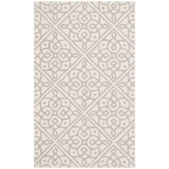 SAFAVIEH Cambridge CAM731Q Handmade Ivory / Grey Rug Image 1