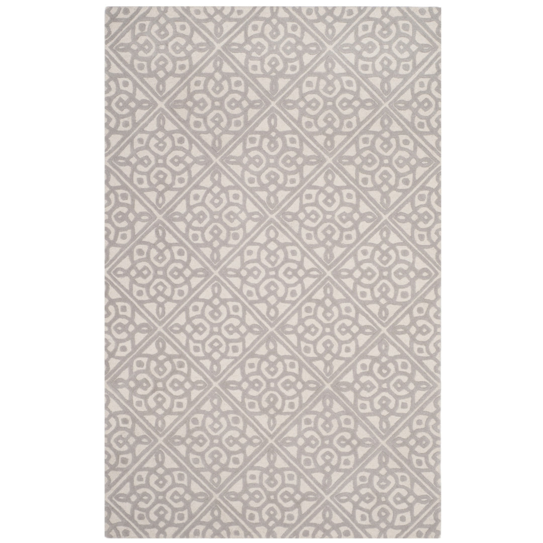 SAFAVIEH Cambridge CAM731Q Handmade Ivory / Grey Rug Image 10