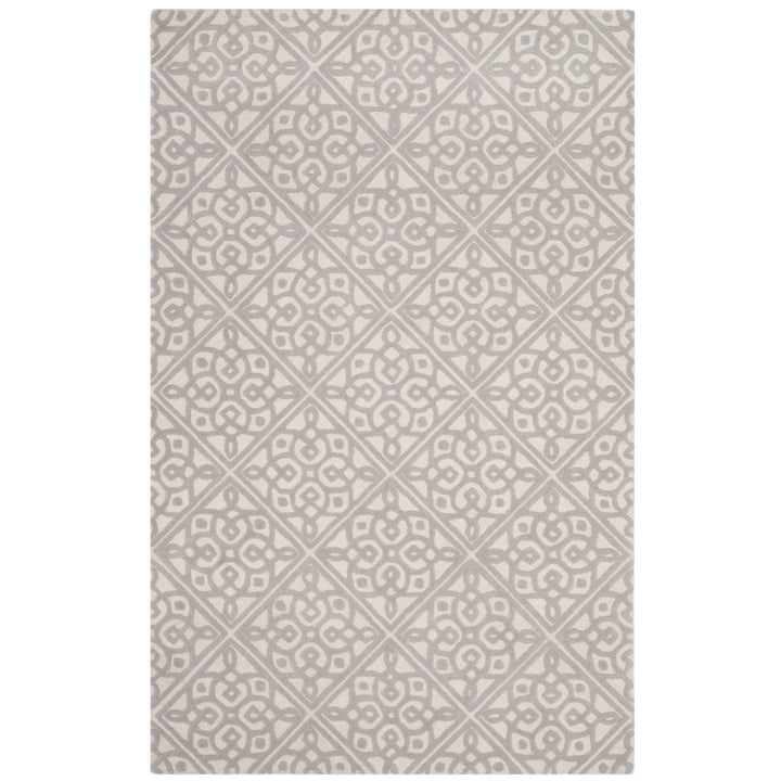 SAFAVIEH Cambridge CAM731Q Handmade Ivory / Grey Rug Image 10