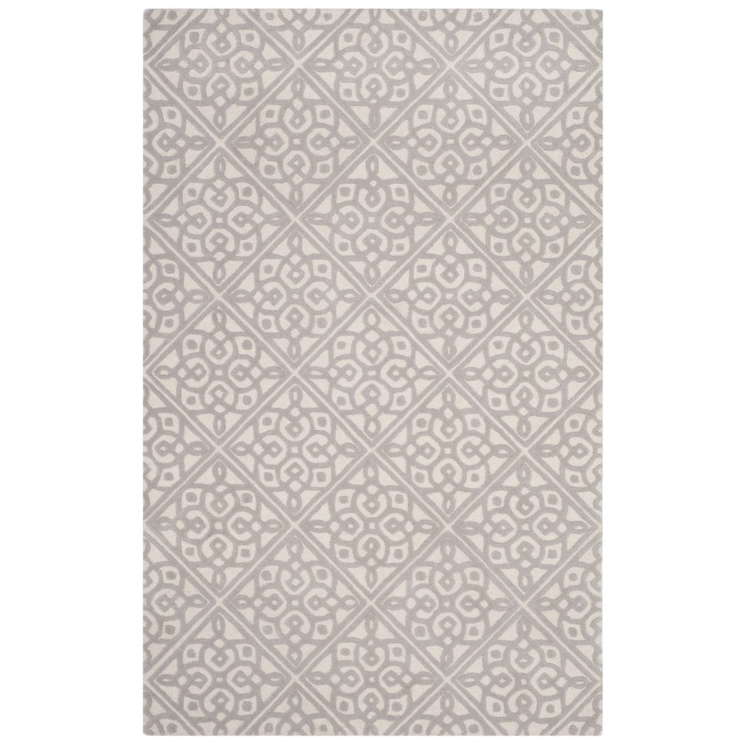 SAFAVIEH Cambridge CAM731Q Handmade Ivory / Grey Rug Image 1