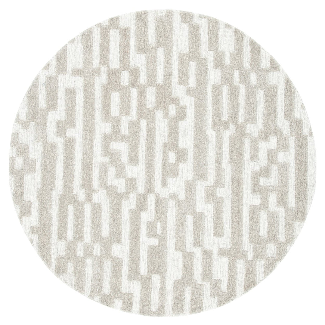 SAFAVIEH Cambridge CAM734B Handmade Beige / Grey Rug Image 4