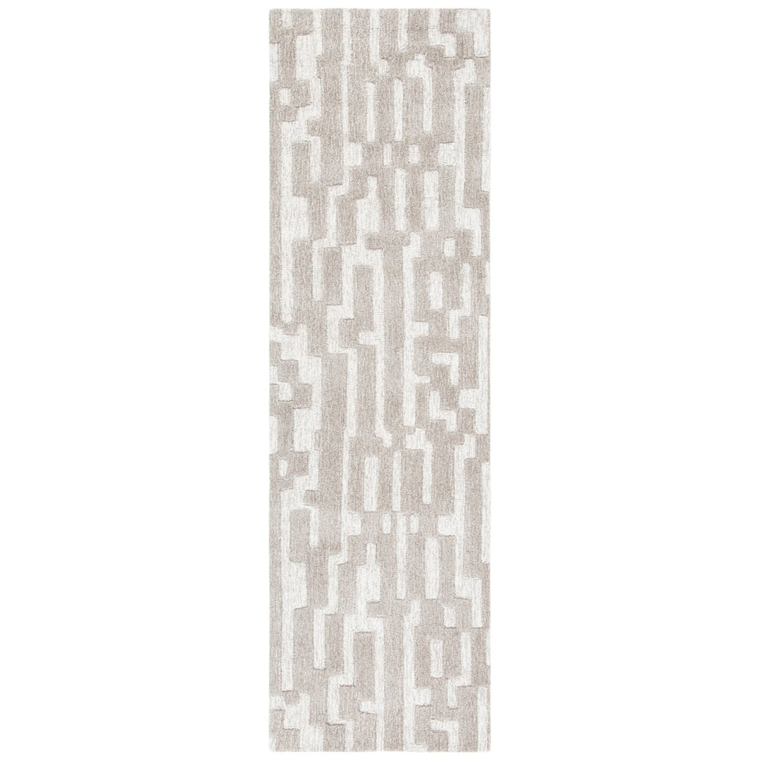 SAFAVIEH Cambridge CAM734B Handmade Beige / Grey Rug Image 5