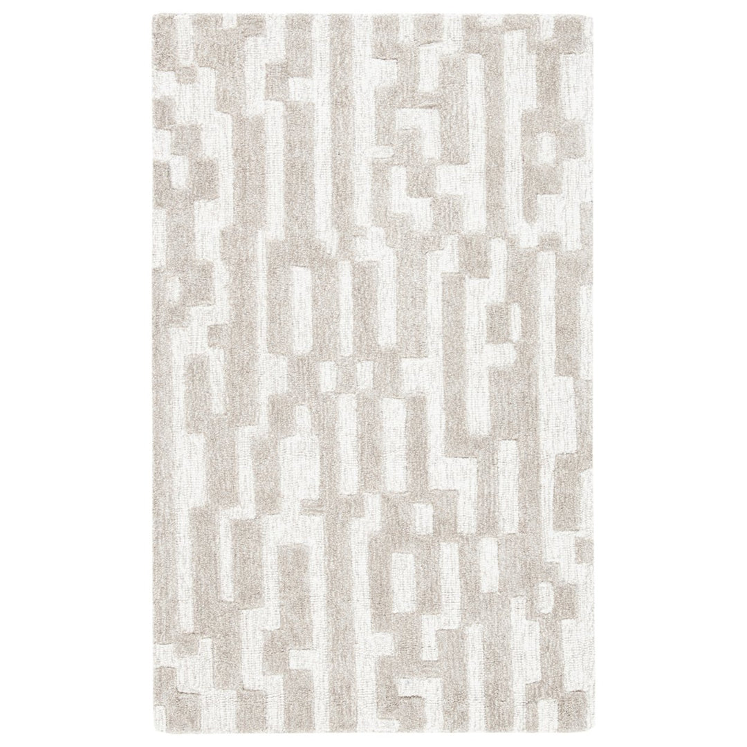 SAFAVIEH Cambridge CAM734B Handmade Beige / Grey Rug Image 1