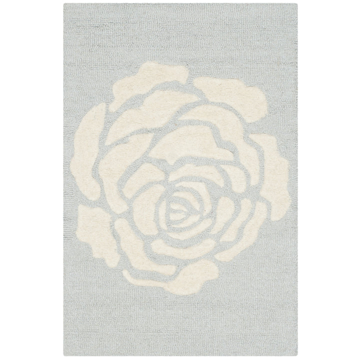 SAFAVIEH Cambridge CAM782G Handmade Grey / Ivory Rug Image 8