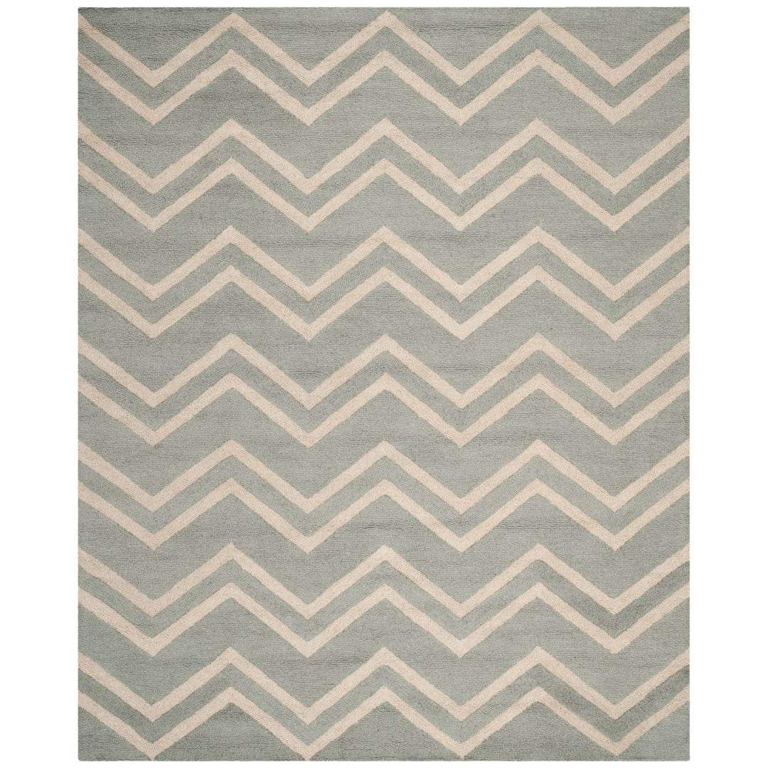 SAFAVIEH Cambridge CAM824A Handmade Grey / Beige Rug Image 5