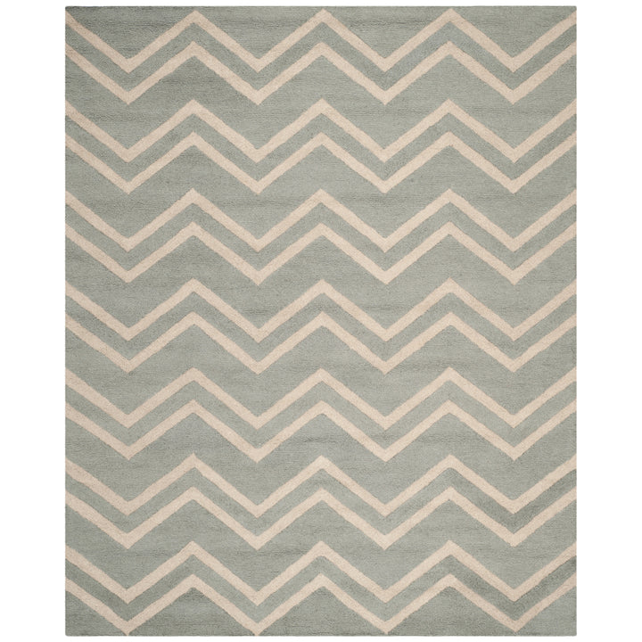 SAFAVIEH Cambridge CAM824A Handmade Grey / Beige Rug Image 5