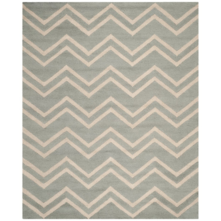 SAFAVIEH Cambridge CAM824A Handmade Grey / Beige Rug Image 1