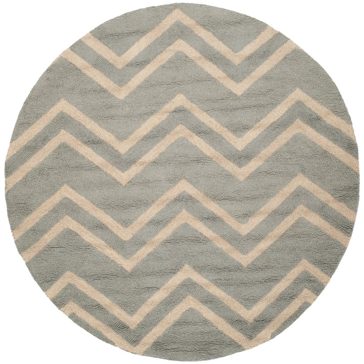 SAFAVIEH Cambridge CAM824A Handmade Grey / Beige Rug Image 6