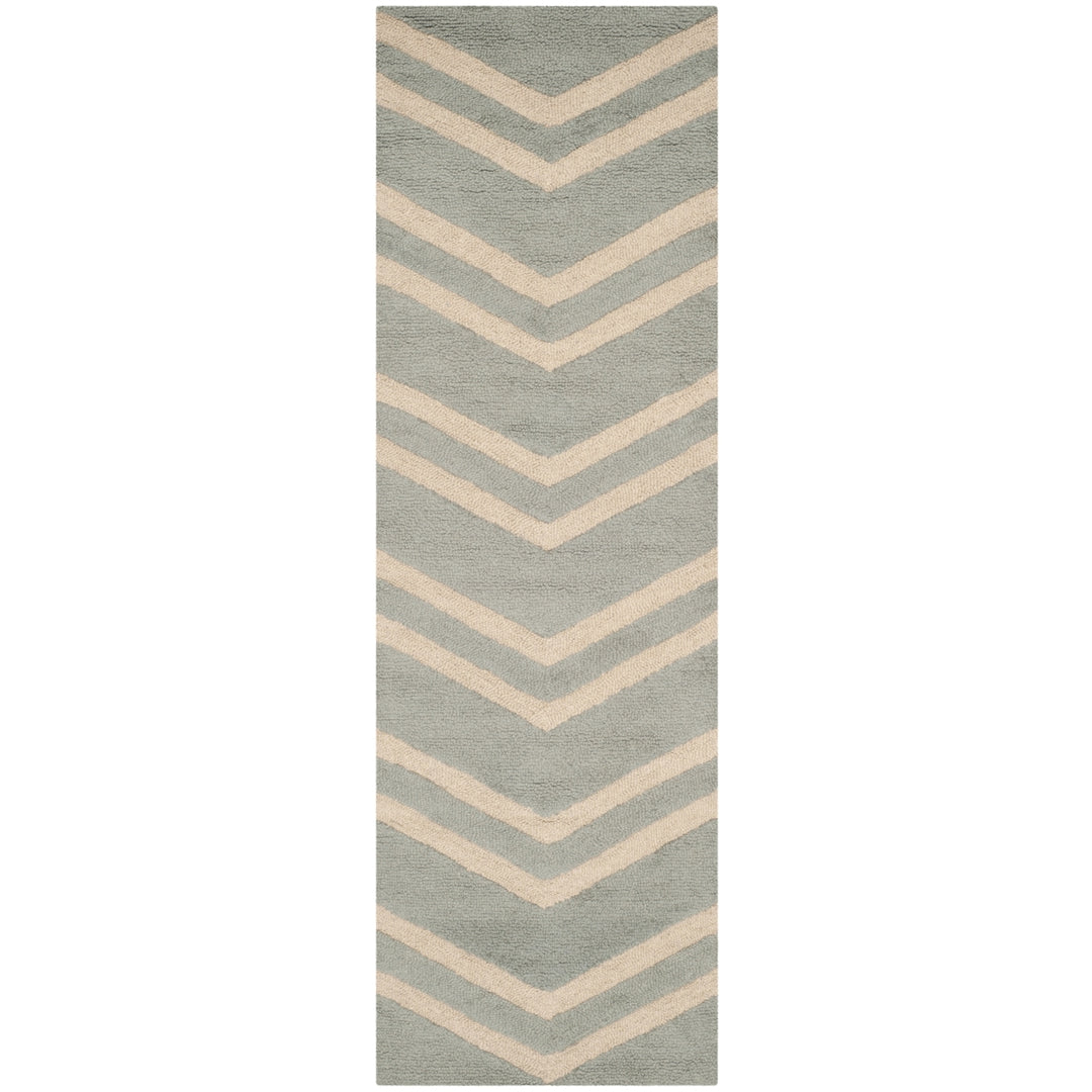 SAFAVIEH Cambridge CAM824A Handmade Grey / Beige Rug Image 3