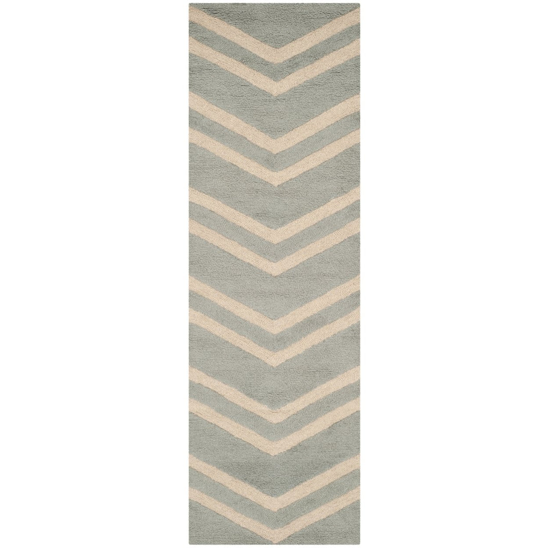 SAFAVIEH Cambridge CAM824A Handmade Grey / Beige Rug Image 1