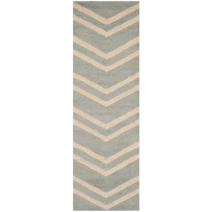 SAFAVIEH Cambridge CAM824A Handmade Grey / Beige Rug Image 1