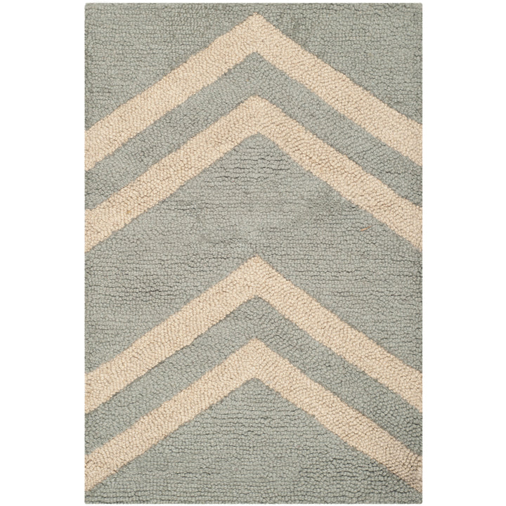 SAFAVIEH Cambridge CAM824A Handmade Grey / Beige Rug Image 2