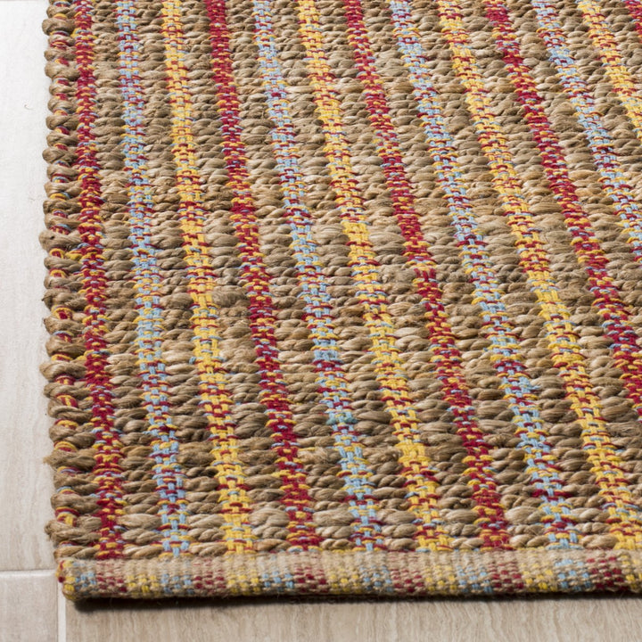 SAFAVIEH Cape Cod CAP102A Handwoven Beige / Rust Rug Image 3