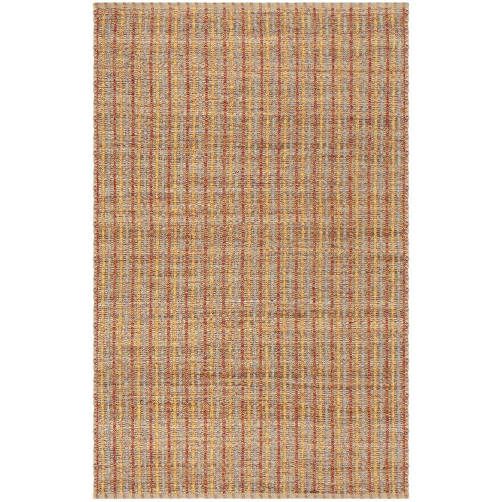 SAFAVIEH Cape Cod CAP102A Handwoven Beige / Rust Rug Image 4