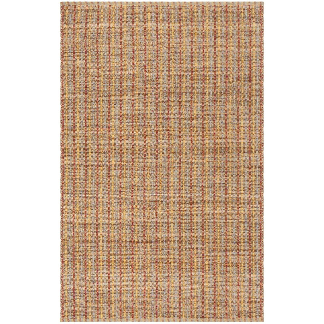 SAFAVIEH Cape Cod CAP102A Handwoven Beige / Rust Rug Image 1