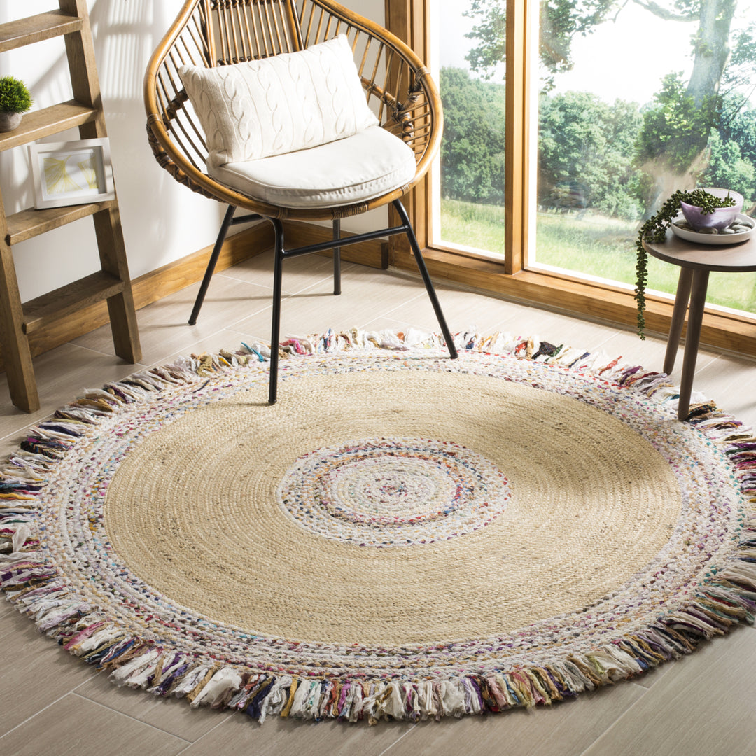 SAFAVIEH Cape Cod CAP205B Ivory / Light Beige Rug Image 2