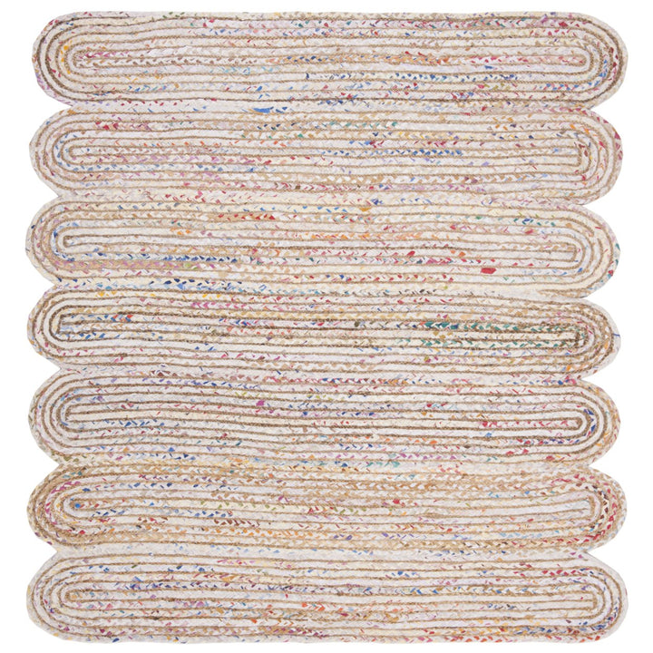 SAFAVIEH Cape Cod CAP208A Handwoven Ivory / Multi Rug Image 1