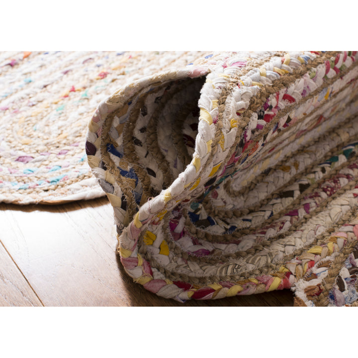 SAFAVIEH Cape Cod CAP208A Handwoven Ivory / Multi Rug Image 7