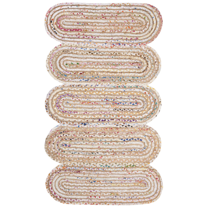 SAFAVIEH Cape Cod CAP208A Handwoven Ivory / Multi Rug Image 8