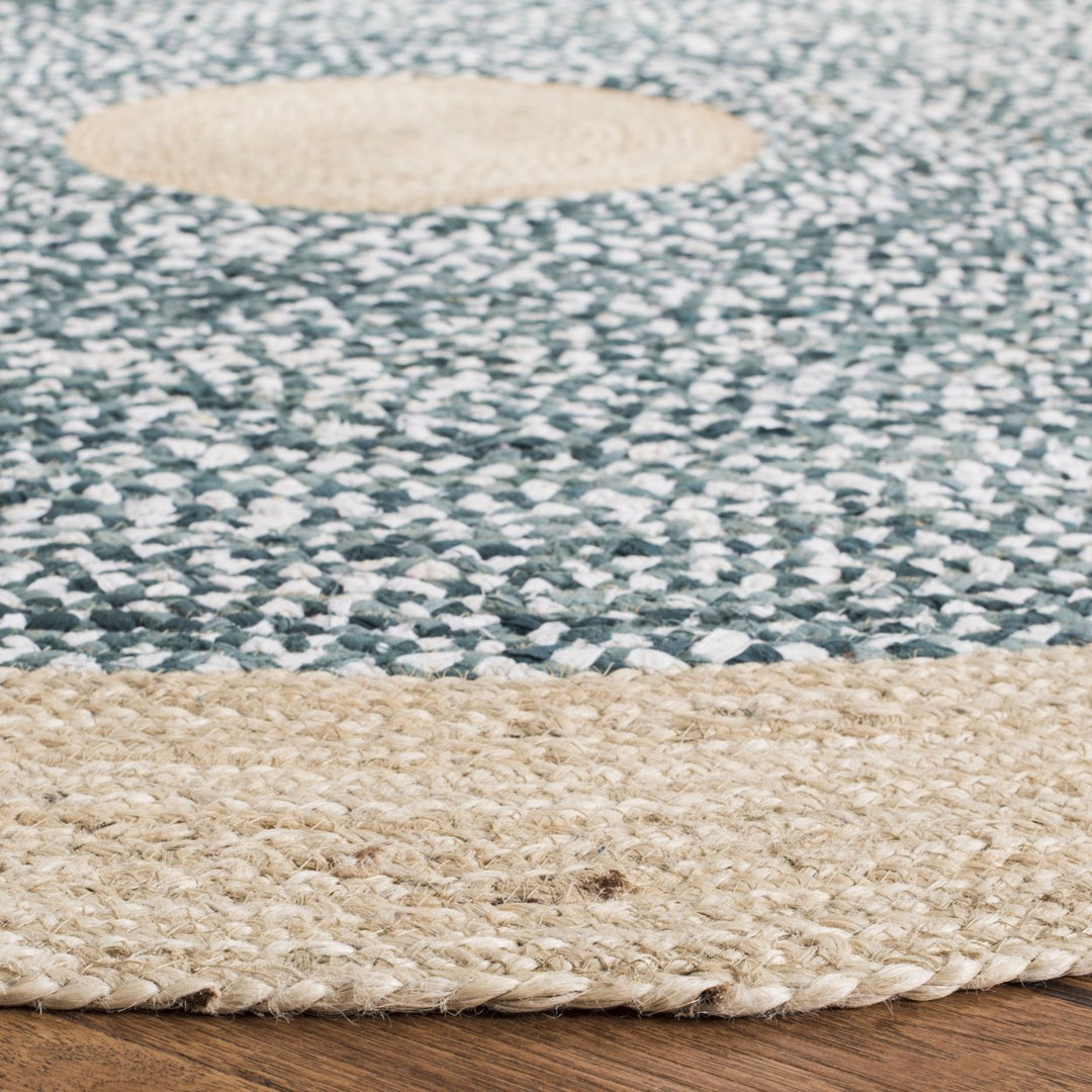 SAFAVIEH Cape Cod CAP210M Light Blue / Natural Rug Image 3