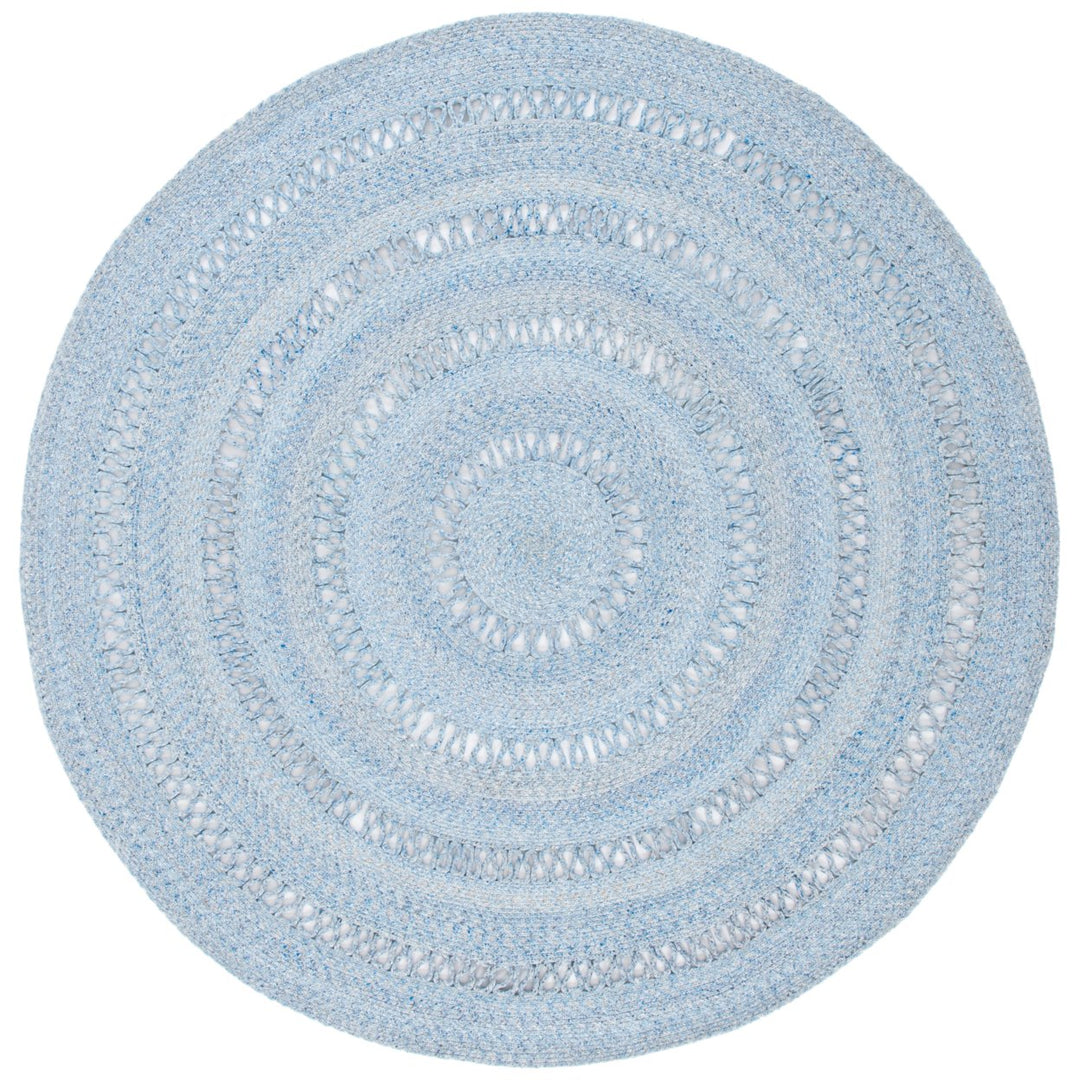 SAFAVIEH Cape Cod Collection CAP221M Handwoven Blue Rug Image 1