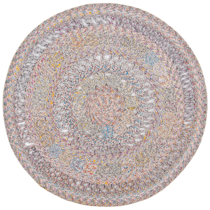 SAFAVIEH Cape Cod CAP222R Handwoven Pink / Blue Rug Image 1