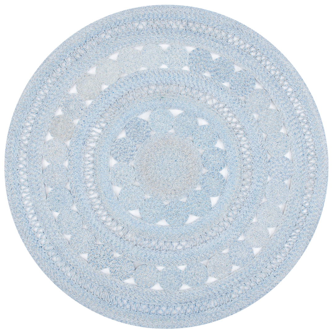 SAFAVIEH Cape Cod Collection CAP222M Handwoven Blue Rug Image 1