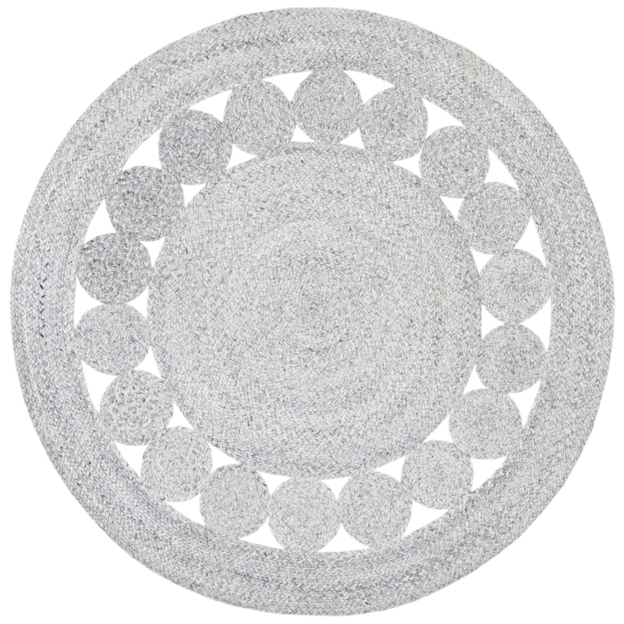 SAFAVIEH Cape Cod Collection CAP225F Handwoven Grey Rug Image 1