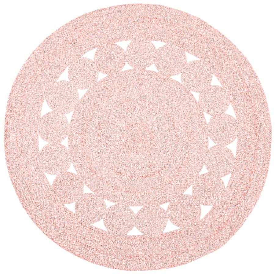 SAFAVIEH Cape Cod Collection CAP225U Handwoven Pink Rug Image 1