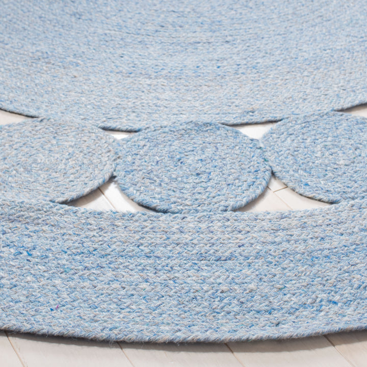 SAFAVIEH Cape Cod Collection CAP225M Handwoven Blue Rug Image 3