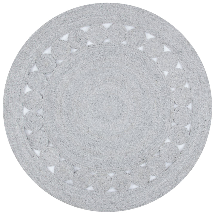 SAFAVIEH Cape Cod Collection CAP225F Handwoven Grey Rug Image 4