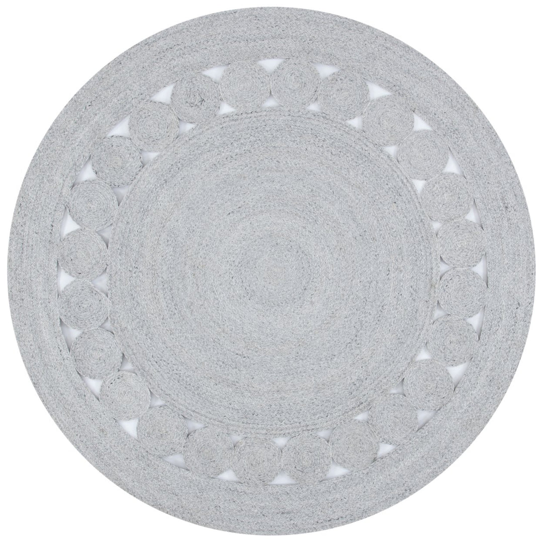 SAFAVIEH Cape Cod Collection CAP225F Handwoven Grey Rug Image 1