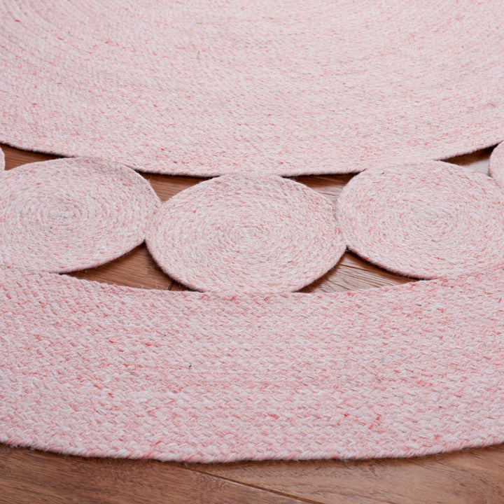 SAFAVIEH Cape Cod Collection CAP225U Handwoven Pink Rug Image 3