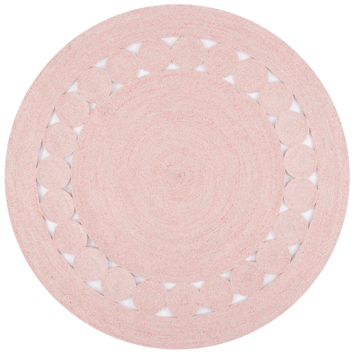 SAFAVIEH Cape Cod Collection CAP225U Handwoven Pink Rug Image 4