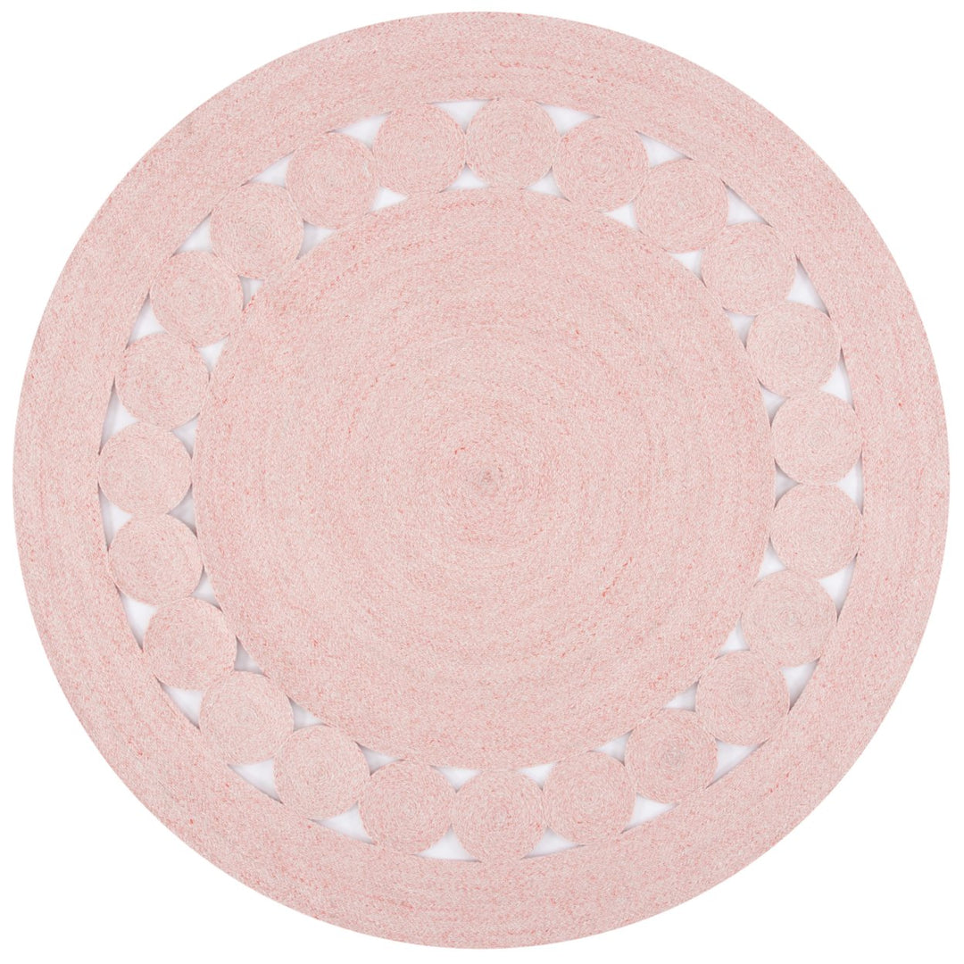 SAFAVIEH Cape Cod Collection CAP225U Handwoven Pink Rug Image 1