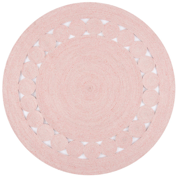 SAFAVIEH Cape Cod Collection CAP225U Handwoven Pink Rug Image 1