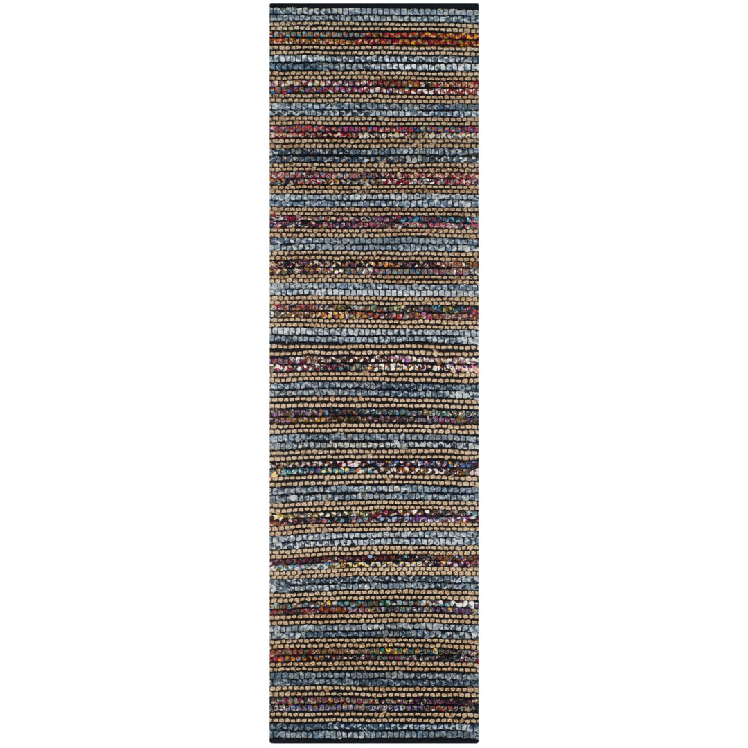 SAFAVIEH Cape Cod CAP361A Handwoven Blue / Multi Rug Image 1