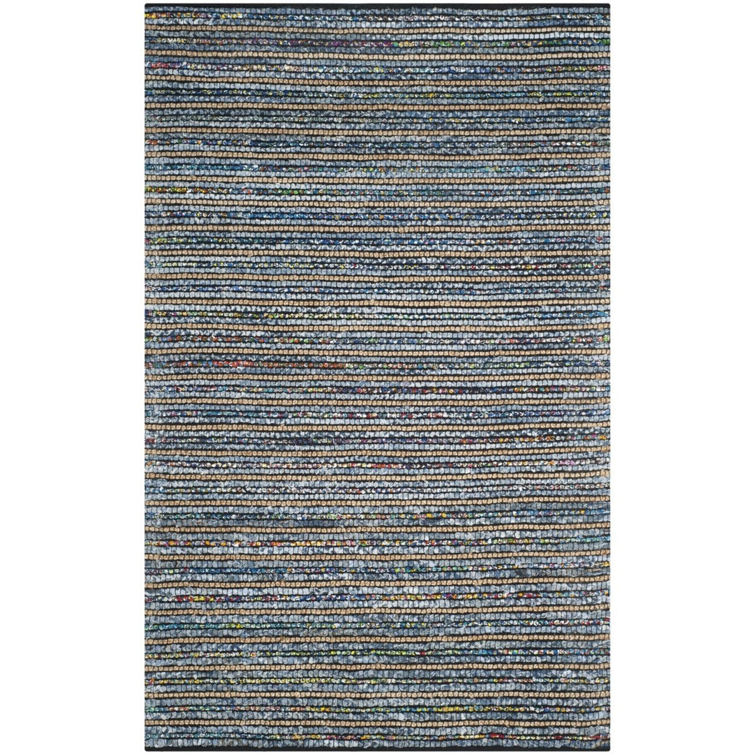 SAFAVIEH Cape Cod CAP364A Handwoven Multi / Natural Rug Image 1