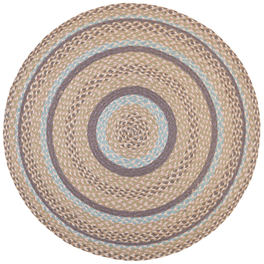 SAFAVIEH Cape Cod CAP241X Handwoven Blue / Olive Rug Image 1