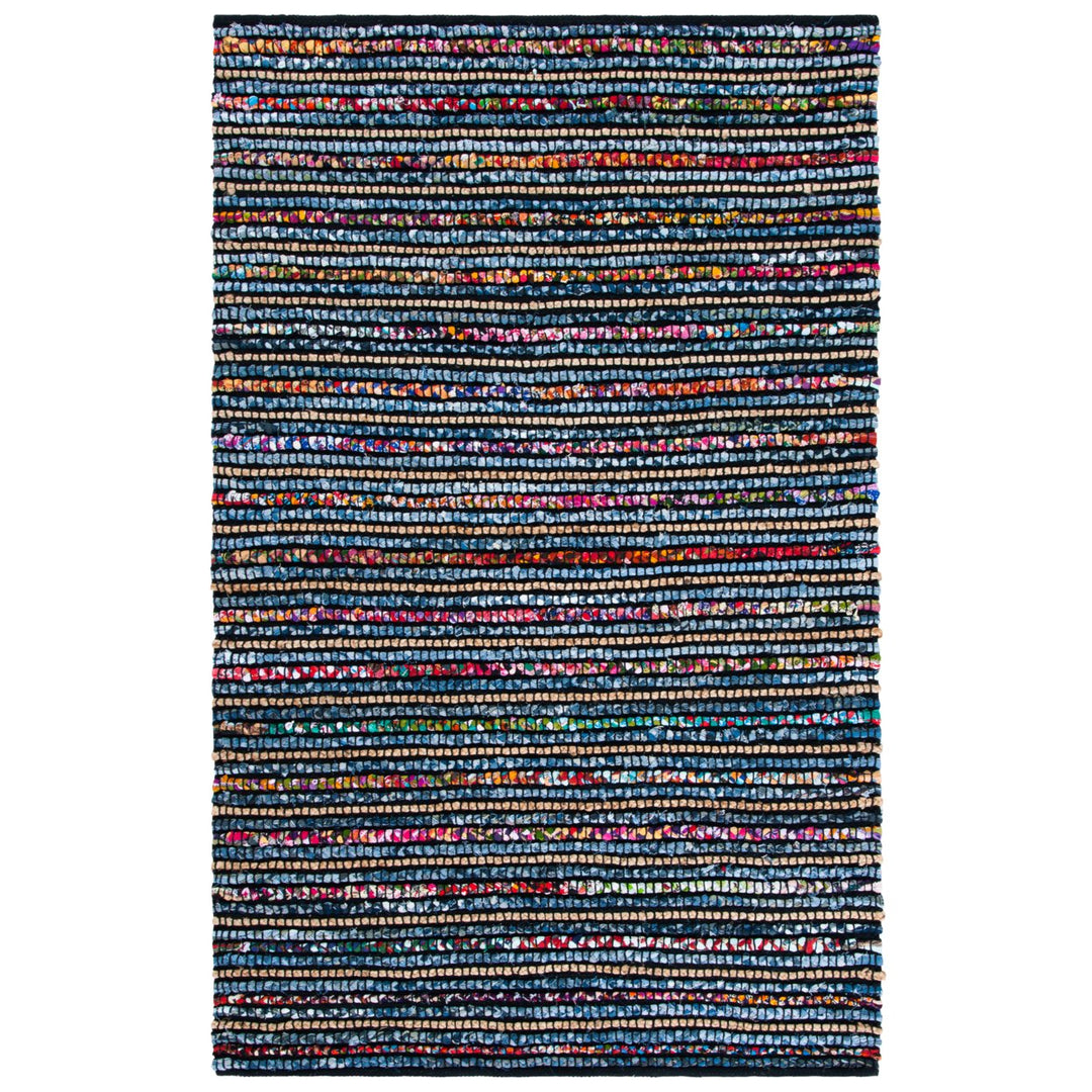 SAFAVIEH Cape Cod CAP364A Handwoven Multi / Natural Rug Image 1