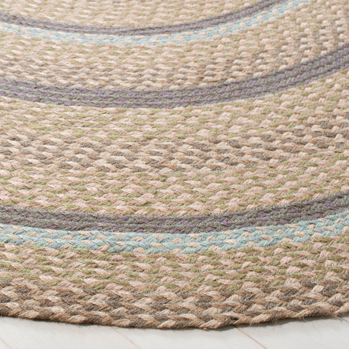 SAFAVIEH Cape Cod CAP241X Handwoven Blue / Olive Rug Image 3