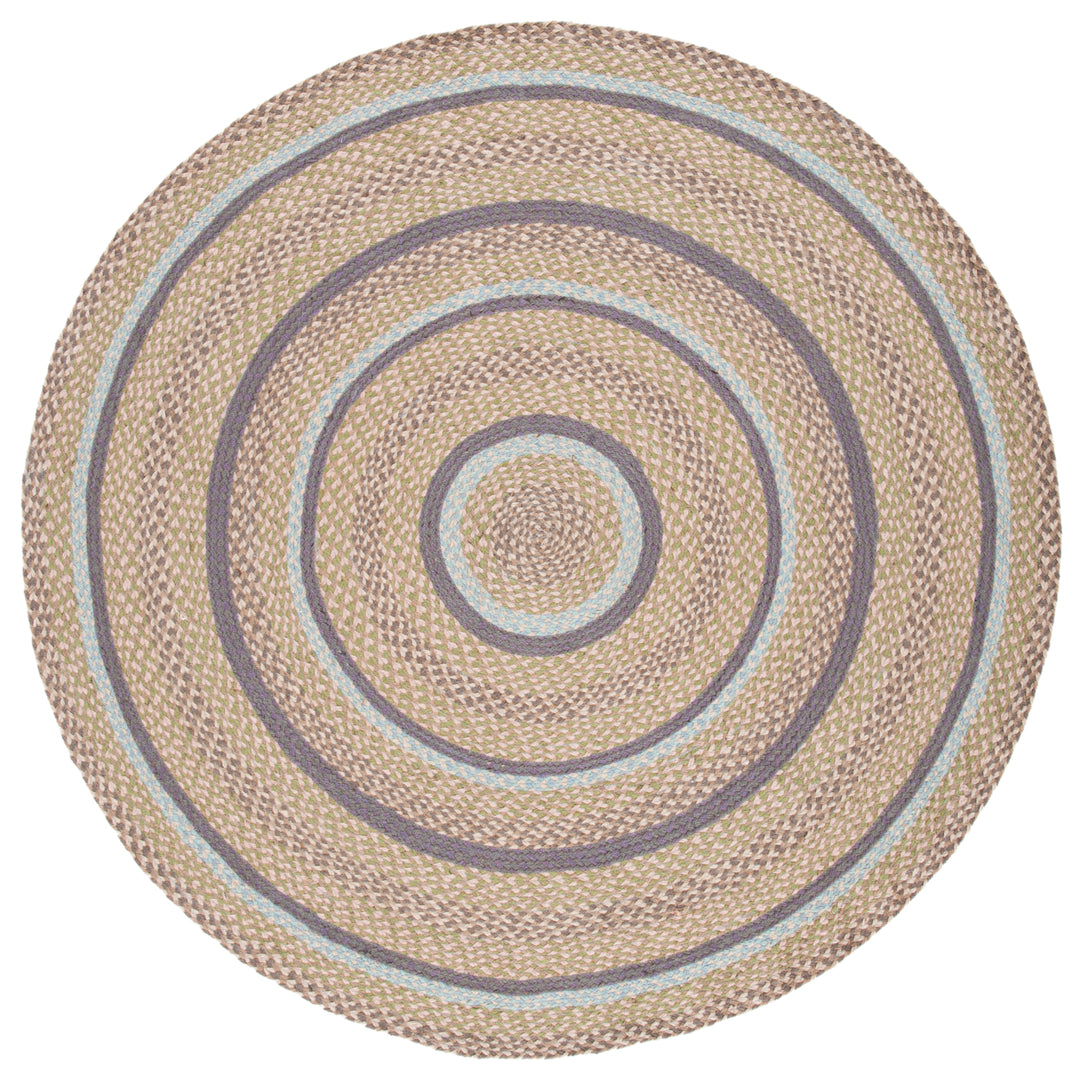 SAFAVIEH Cape Cod CAP241X Handwoven Blue / Olive Rug Image 4