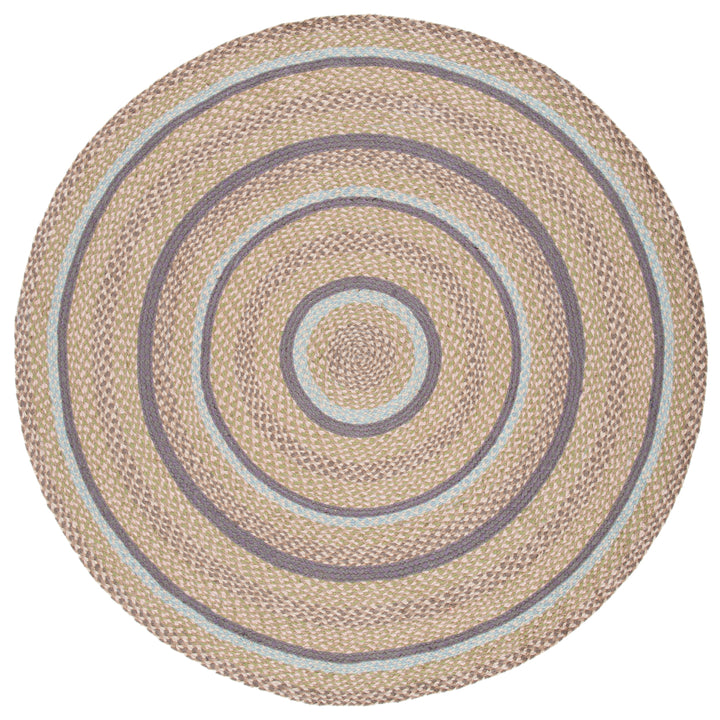 SAFAVIEH Cape Cod CAP241X Handwoven Blue / Olive Rug Image 4